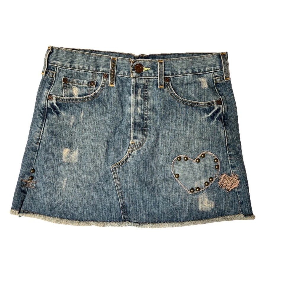 Levi's Limited Edition Embellished Denim Skirt